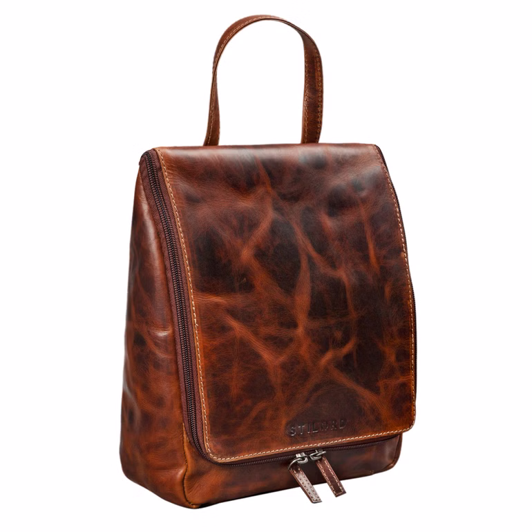 "Lewi" Wisząca Skórzana Kosmetyczka dla Kobiet i Mężczyzn Podróże "Lewi" Wisząca Skórzana Kosmetyczka dla Kobiet i Mężczyzn Podróże