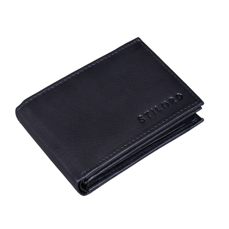 "Lincoln" mini portfel męski skórzany RFID 