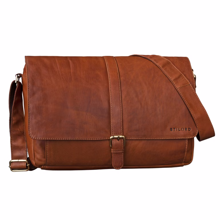 Towar ze zwrotów "Sascha" Skórzana torba na ramię