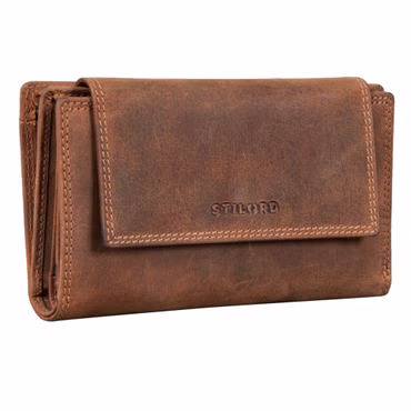 "Ira" Skórzany Portfel Damski Z Ochroną RFID Styl Vintage Klasyczny "Ira" Skórzany Portfel Damski Z Ochroną RFID Styl Vintage Klasyczny