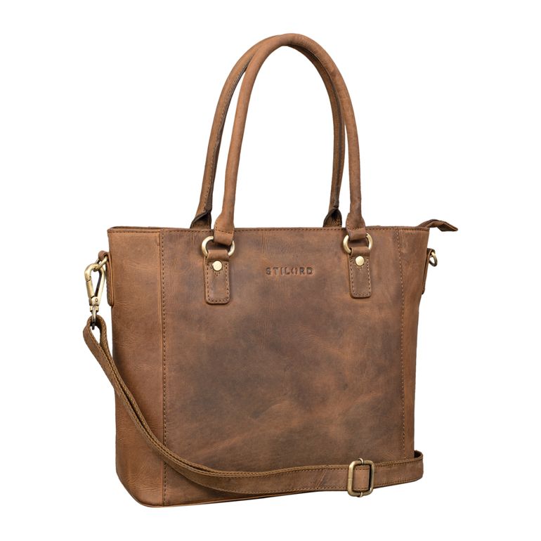 "Abigail" torba skórzana damska shopper