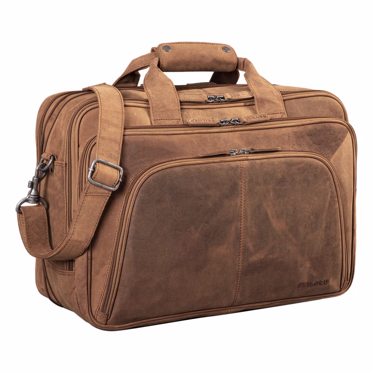 "Calisto" Extra Duża Torba Skórzana Vintage Torba Nauczycielska