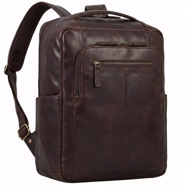 "Guido" Unikalny Skórzany Plecak Vintage Duży