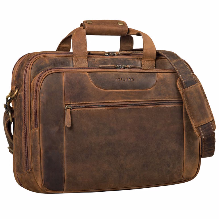 "Knut" Nowoczesna Teczka Skórzana 