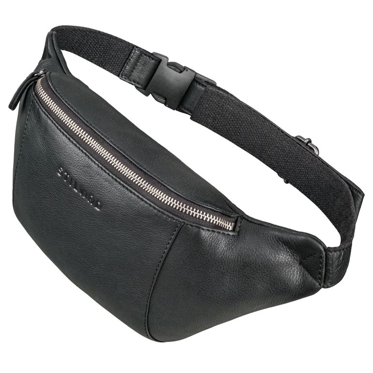 "Pino" Elegancka Bum Bag Skórzana Mała