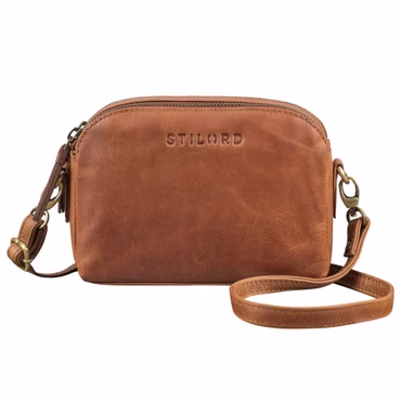 "Nina" Mała Skórzana Torebka Damska Na Ramię Torba Na Szyję