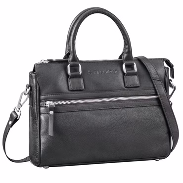"Corrine" Modna Skórzana Torebka Średnia Shopper Damska