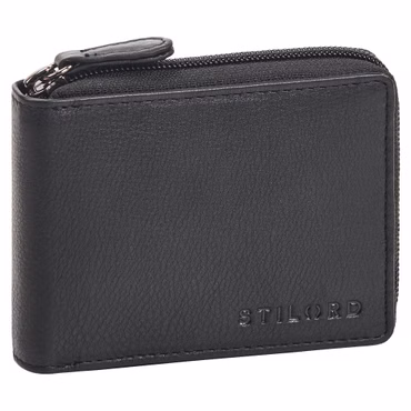 "Ernie" Damski Portfel Skórzany Mały Portmonetka Wiener Skórzana