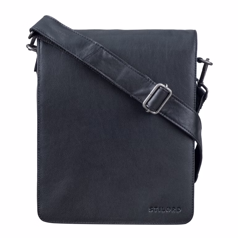 STILORD "Oxford"  torba vintage torba skórzana męska – średnia torba męska na ramię w formacie pionowym DIN A4