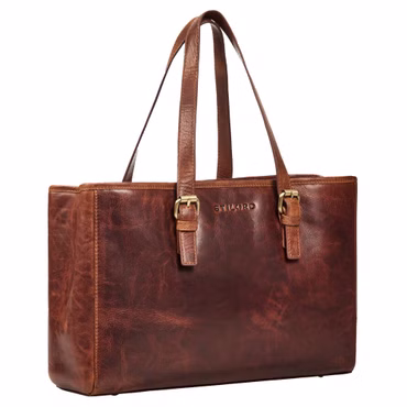 "Gaby" Torba Damska ze Skóry Naturalnej Duża na Laptop 13,3"