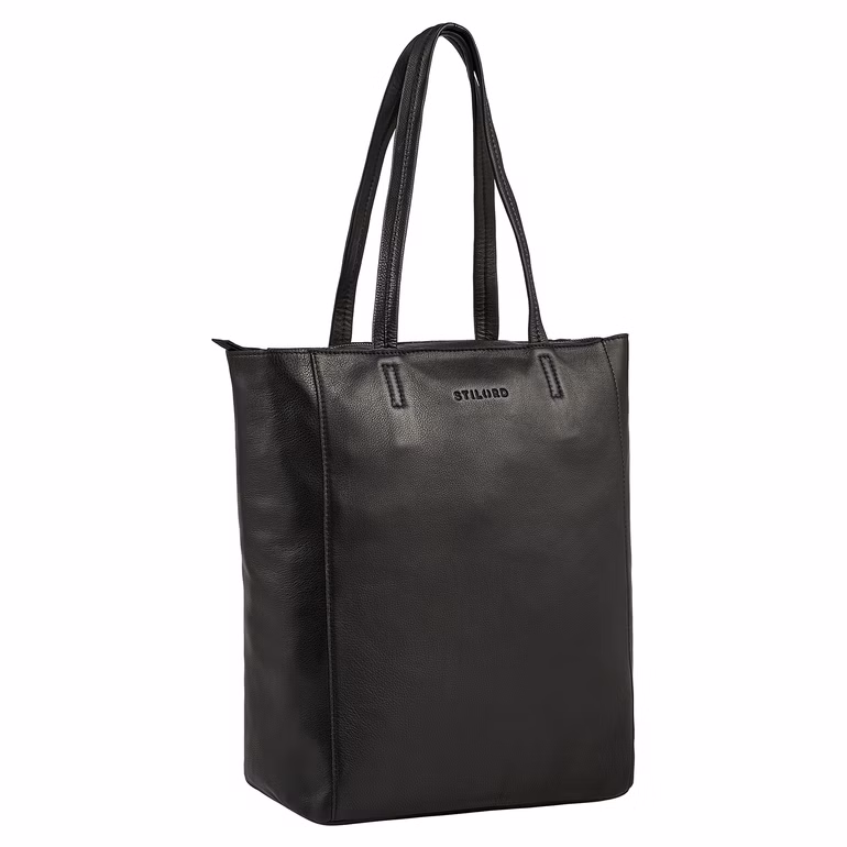 "Estella" Torebka Shopper Vintage Damska Skórzana Duża Torba na Ramię 16" "Estella" Torebka Shopper Vintage Damska Skórzana Duża Torba na Ramię 16"