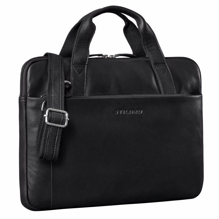 "Cornelius" Smukła Vintage Torba na Laptop 15-16 Cali Skóra Męska