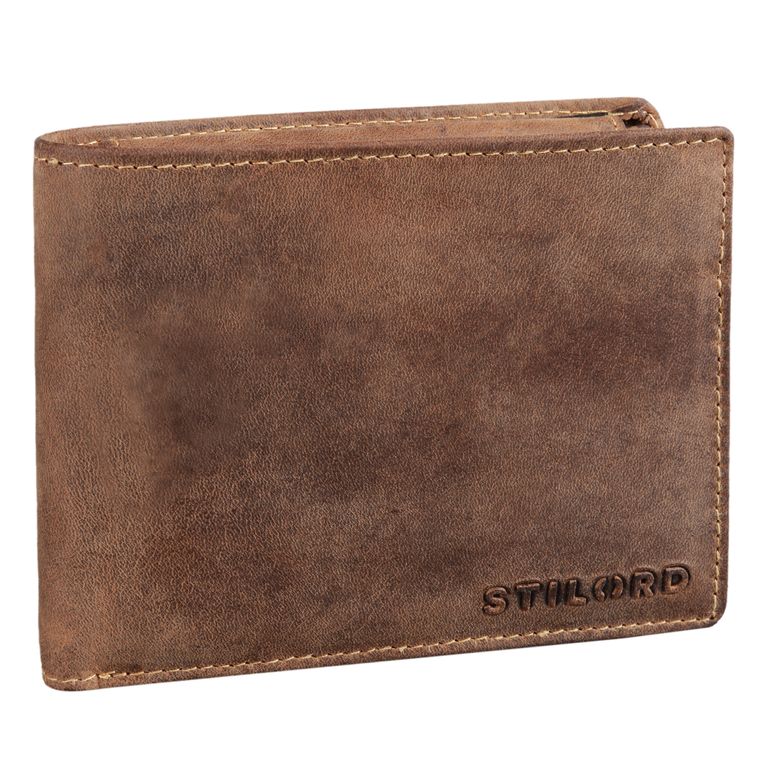 "Ethan" Męski, skórzany portfel, vintage